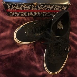 Sequined Vans shoes